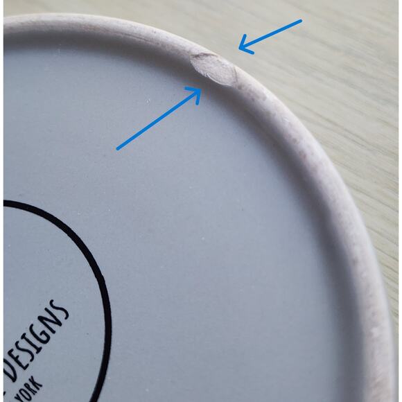 PET WATER DISH-PARK LIFE DESIGNS-Gray-Holds 1 Cup Fluid-Embossed "Water" - Picture 7 of 8